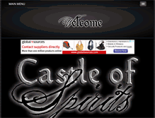 Tablet Screenshot of castleofspirits.com